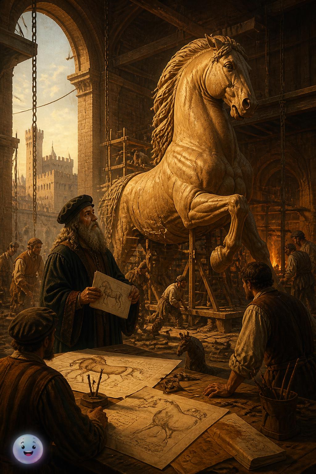 The giant bronze horse dream