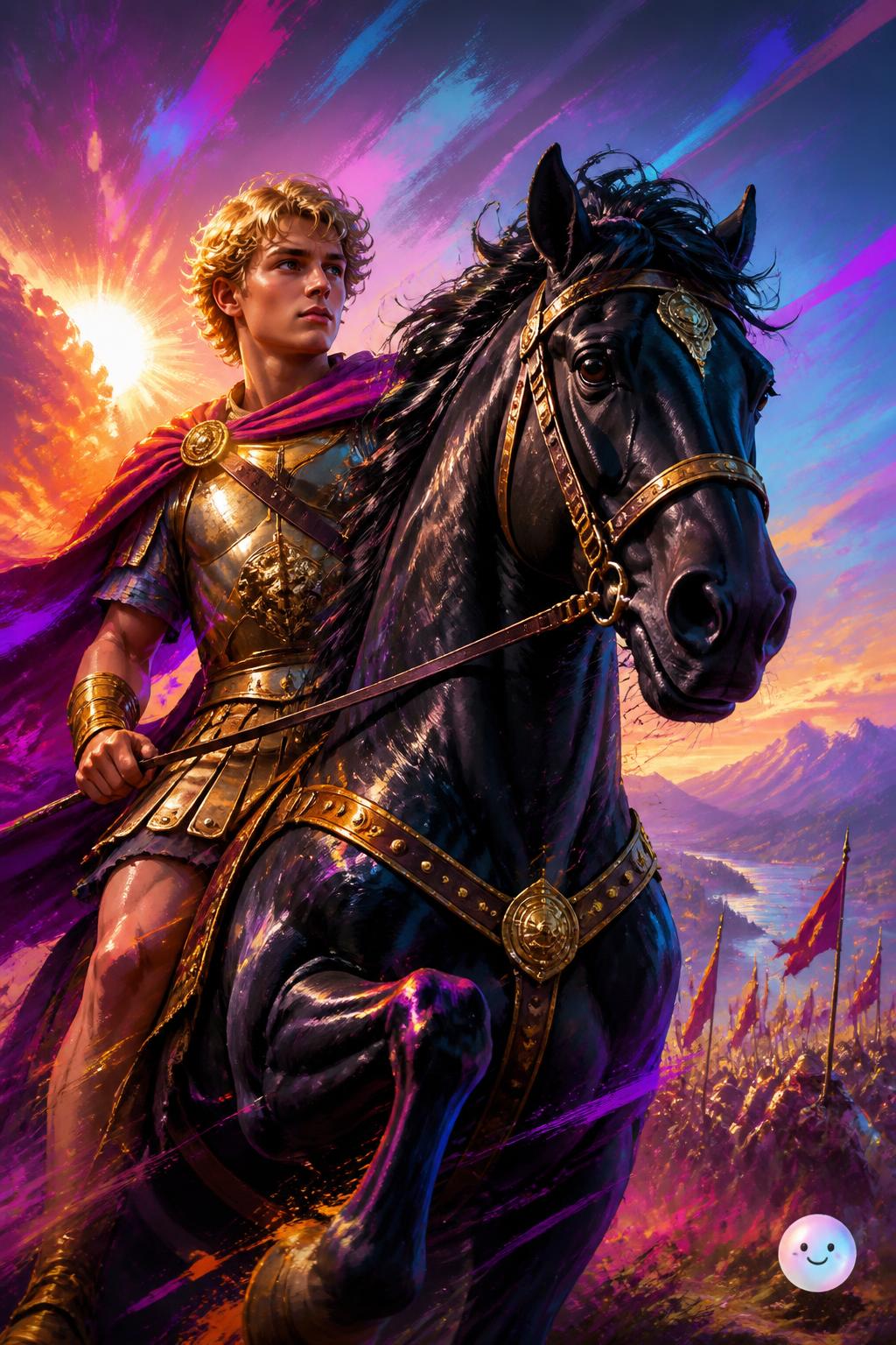 Alexander the Great and his beloved Bucephalus