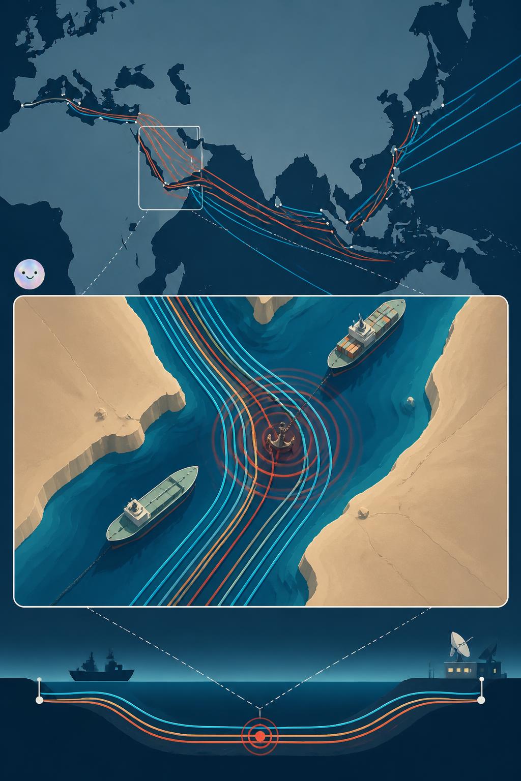 Choke points and the vulnerability of global routes