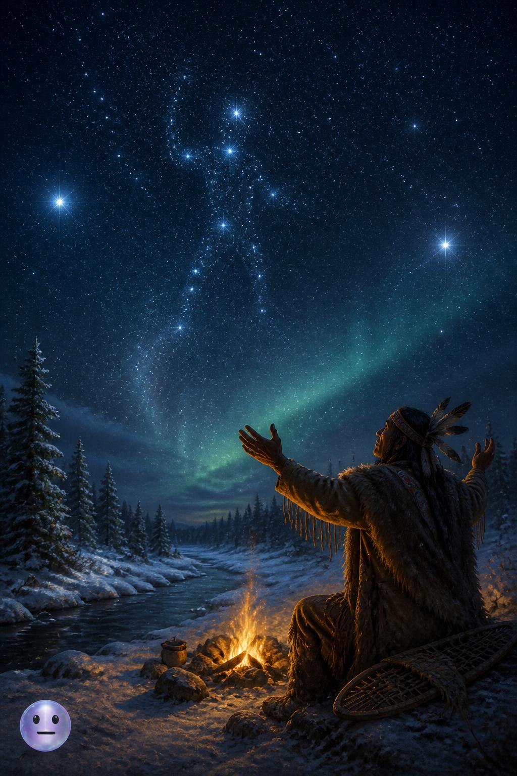 The Greek hunter and the Ojibwe wintermaker