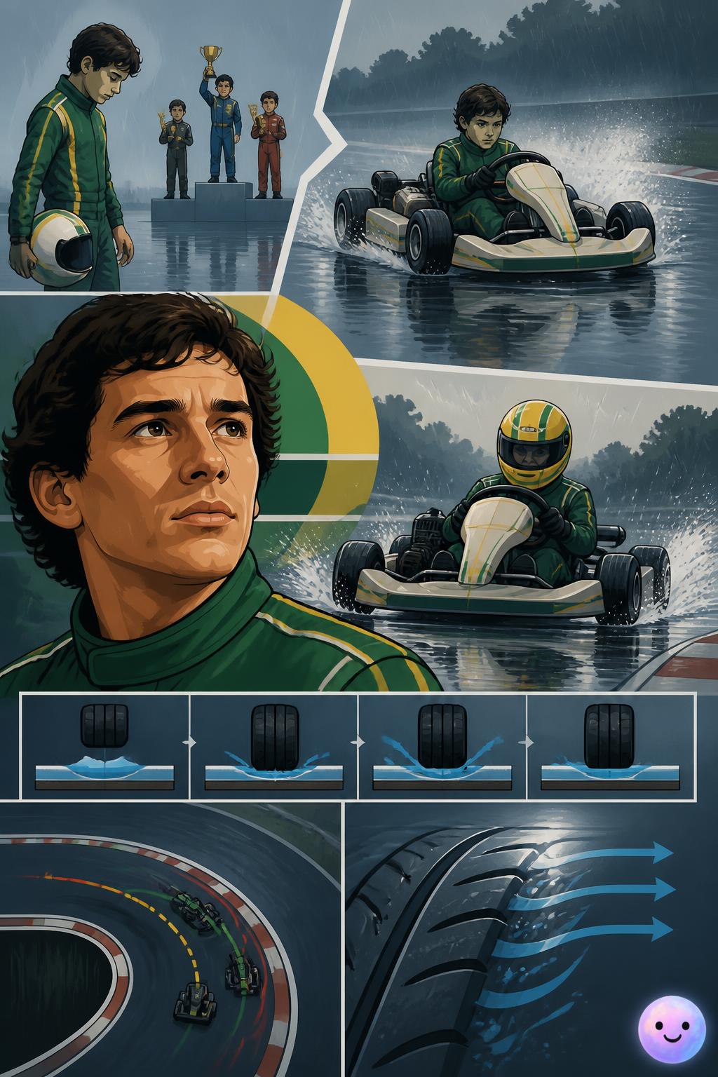 The damp secret to his rainy mastery