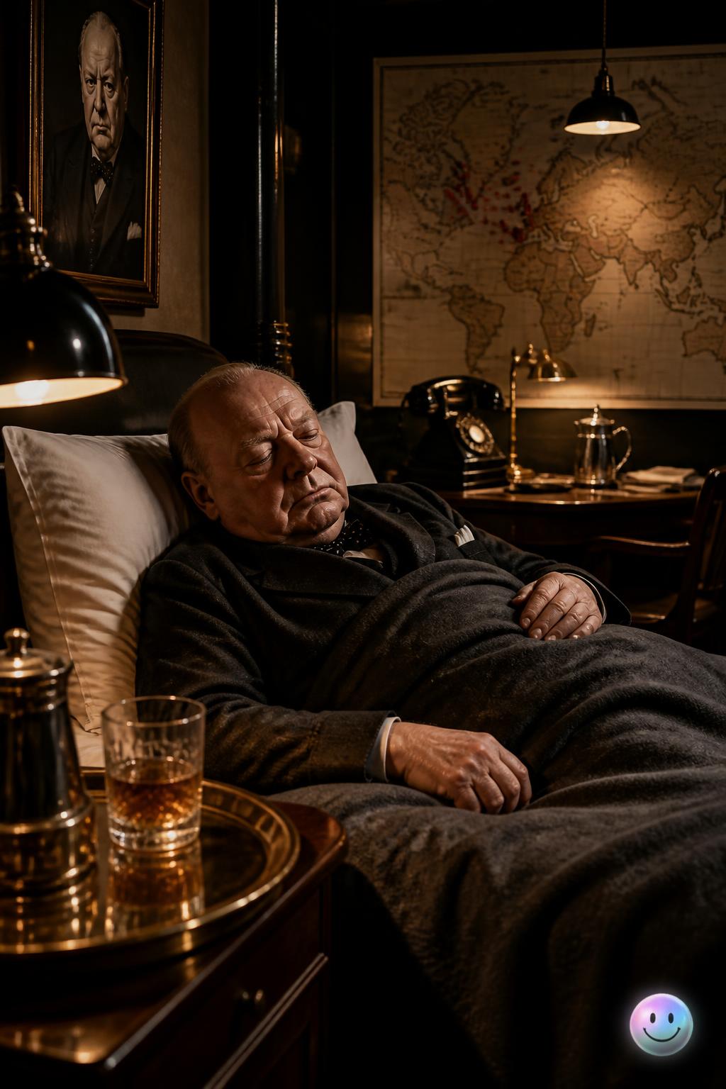 Winston Churchill y su siesta inquebrantable