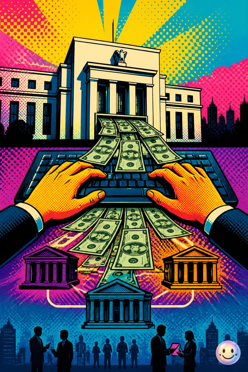 Creating money with a keyboard