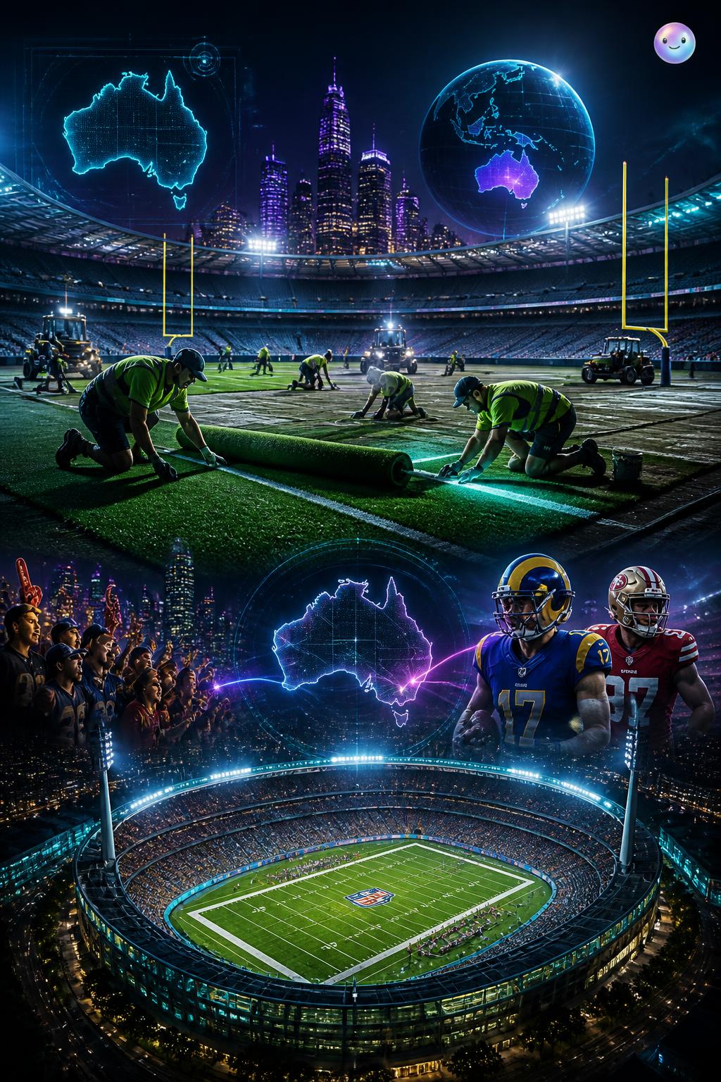 The overnight turf transformation