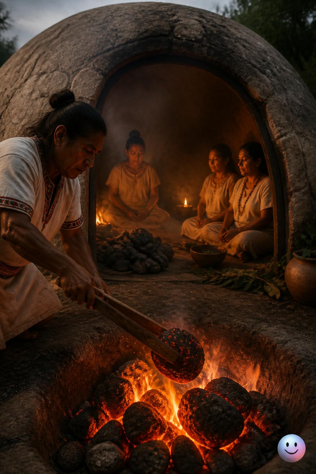 Las abuelas piedras volcánicas