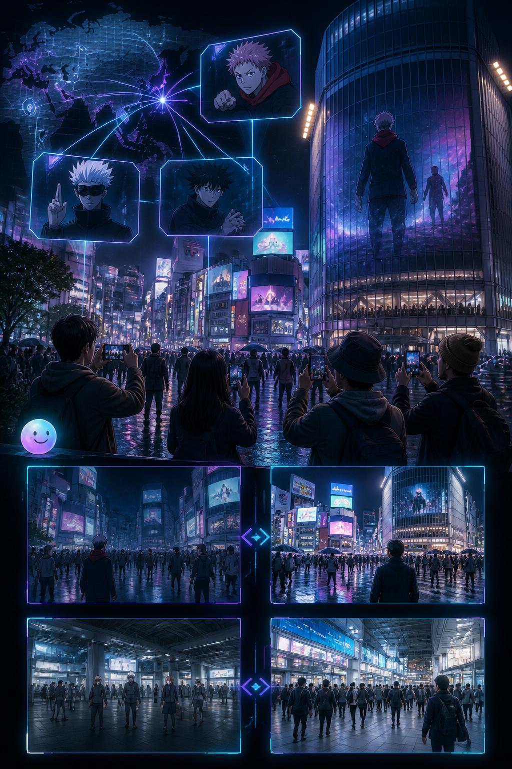 The real-world Shibuya tourism surge