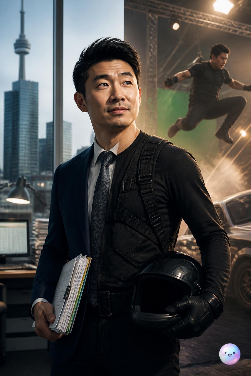 An accountant who traded spreadsheets for stunts