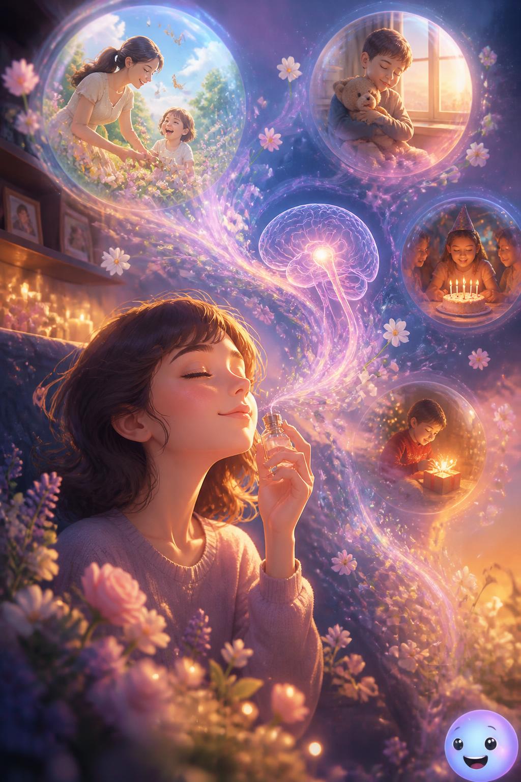 The unique flavor of olfactory memories