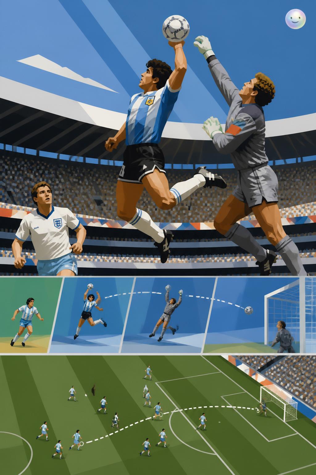 La mano de Dios en 1986