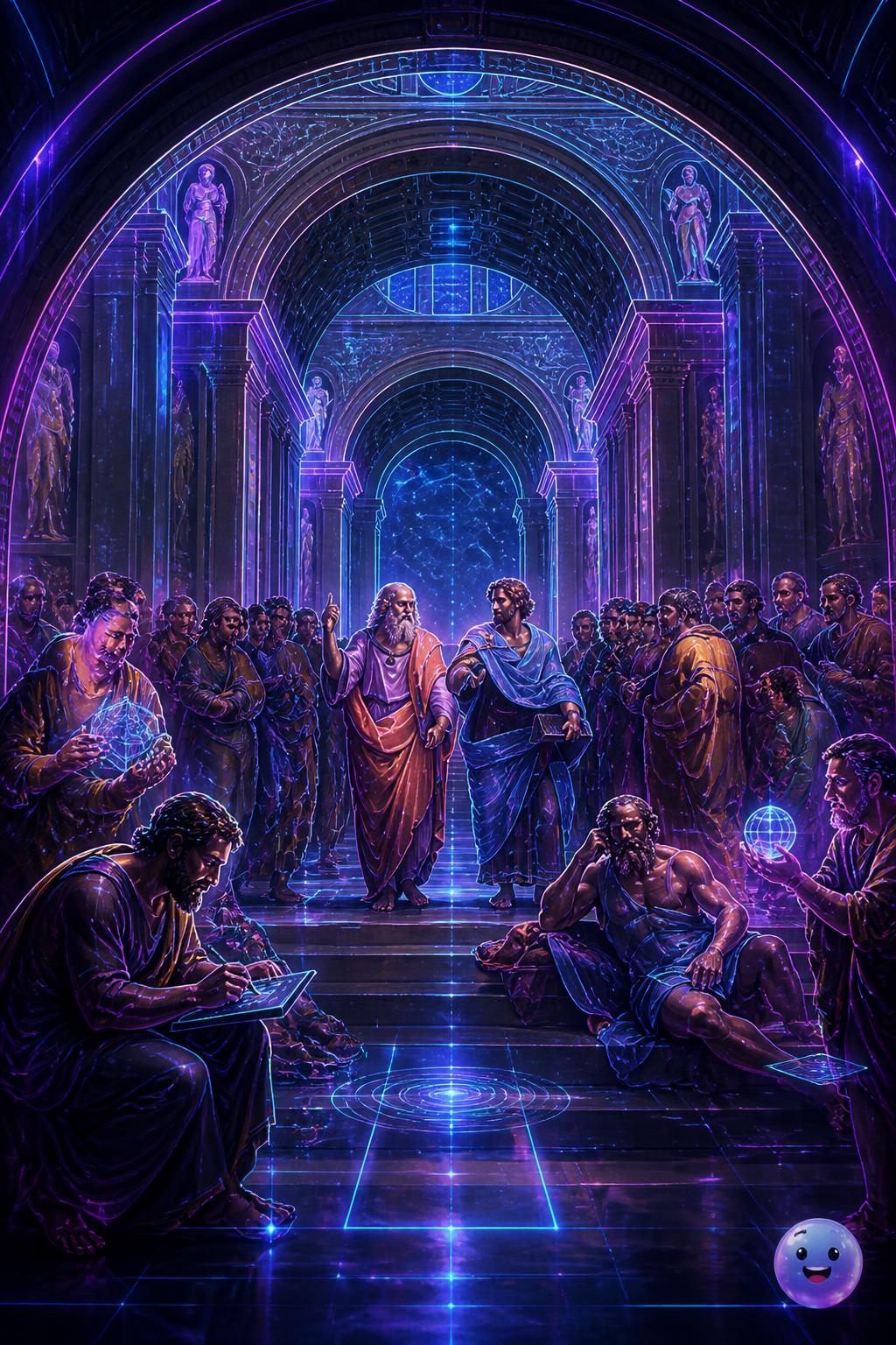 A Escola de Atenas no Vaticano