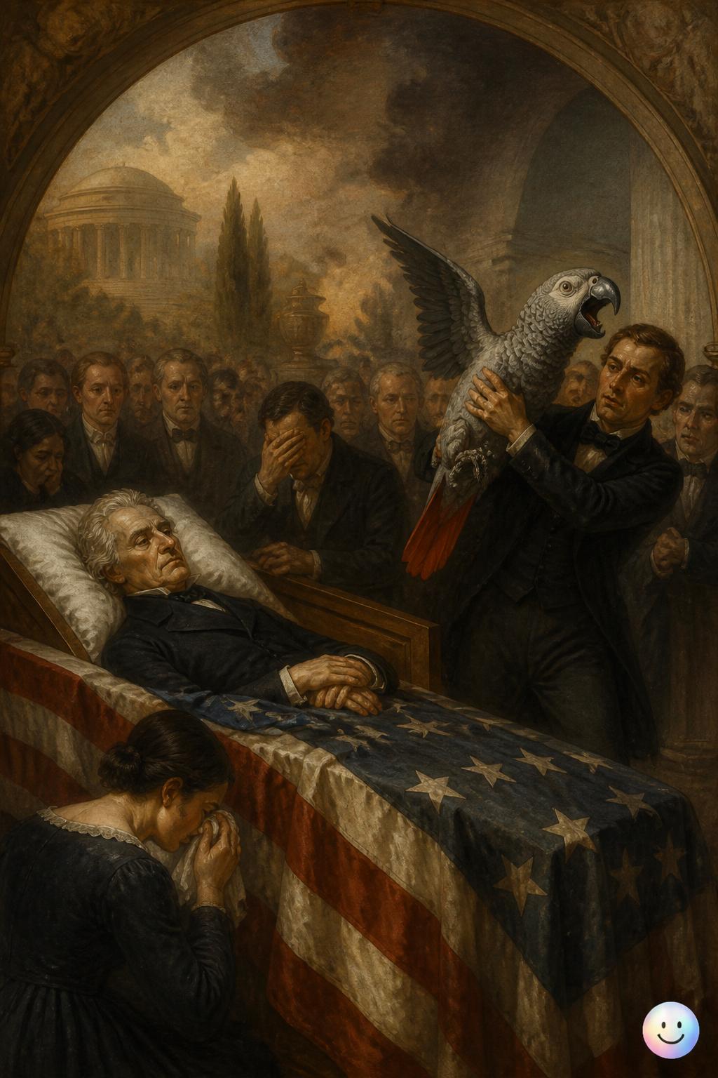 Andrew Jackson's swearing pet parrot