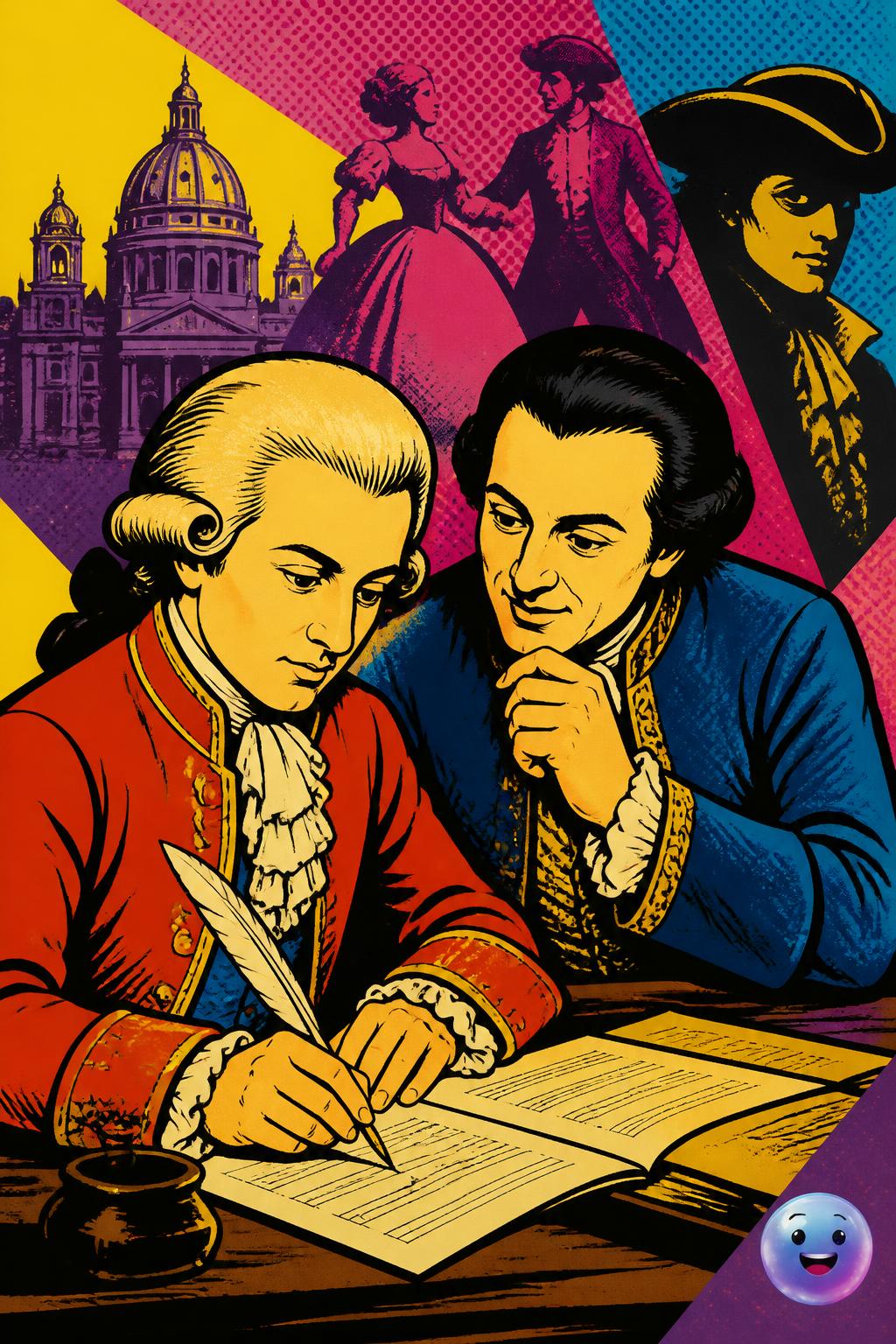 Mozart and his poetic partner in crime