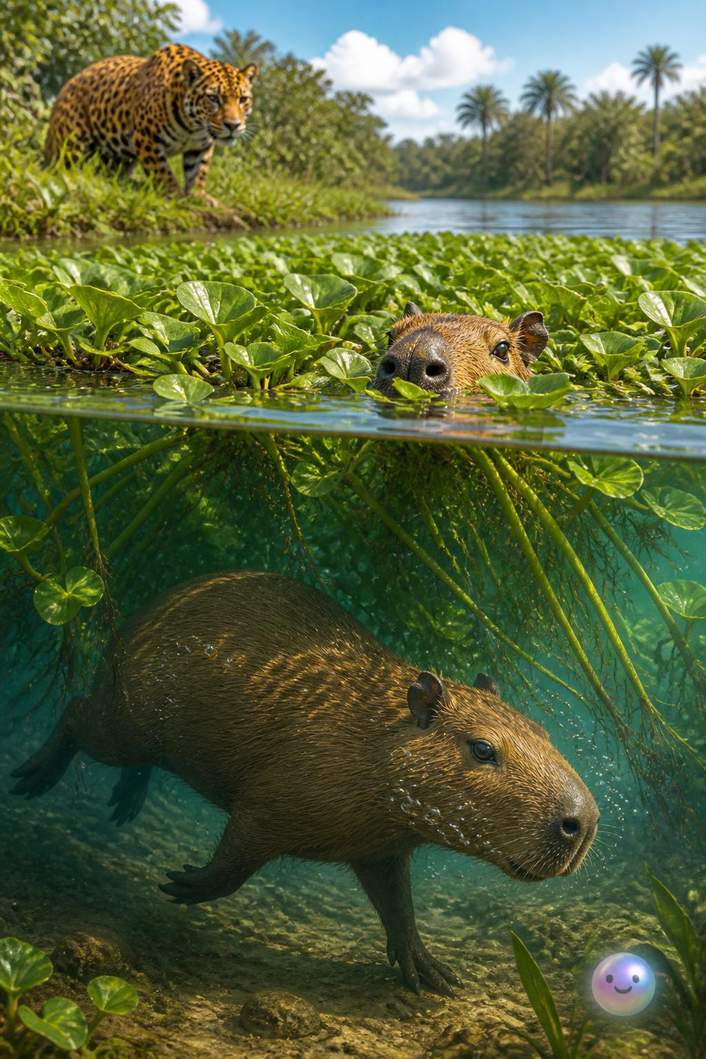 Masters of underwater hiding