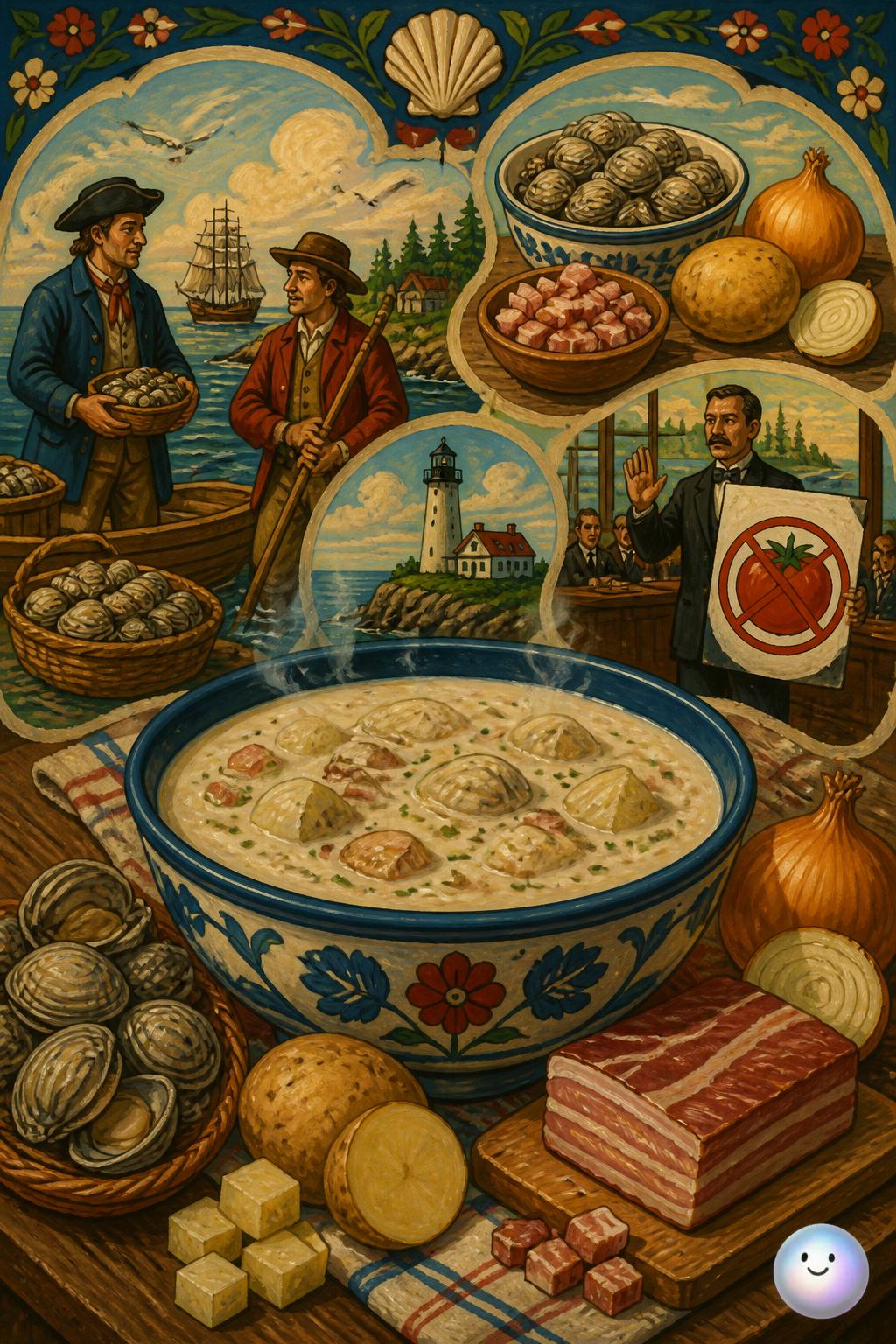 El secreto marino del clam chowder