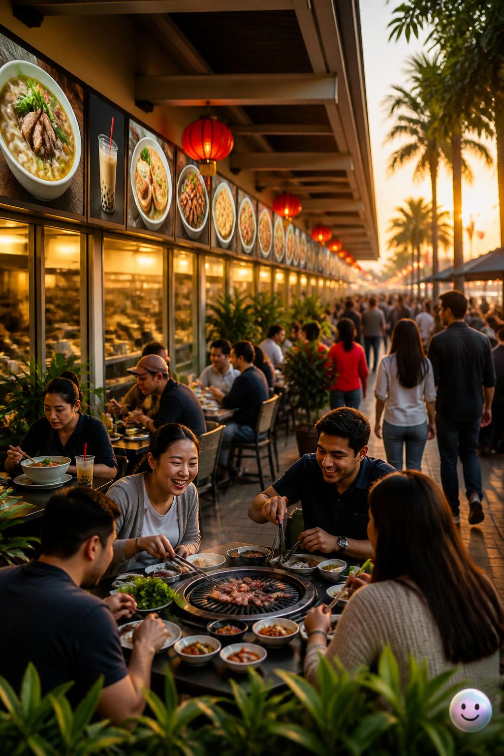 A pan-Asian culinary landscape