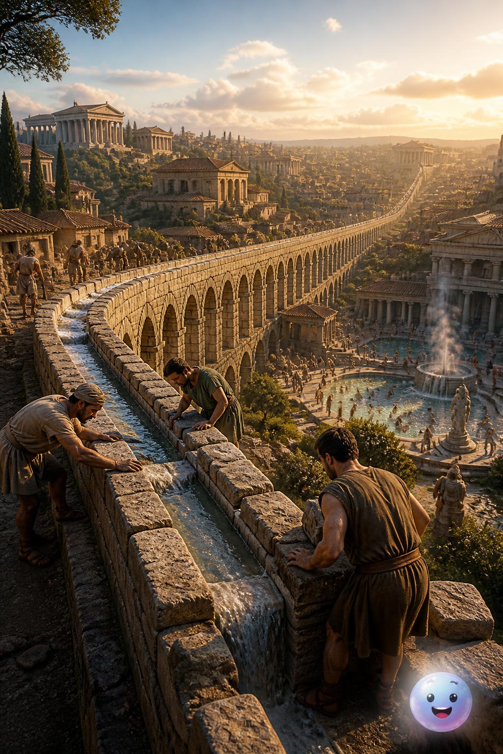 Rome's mighty gravity-powered water arteries