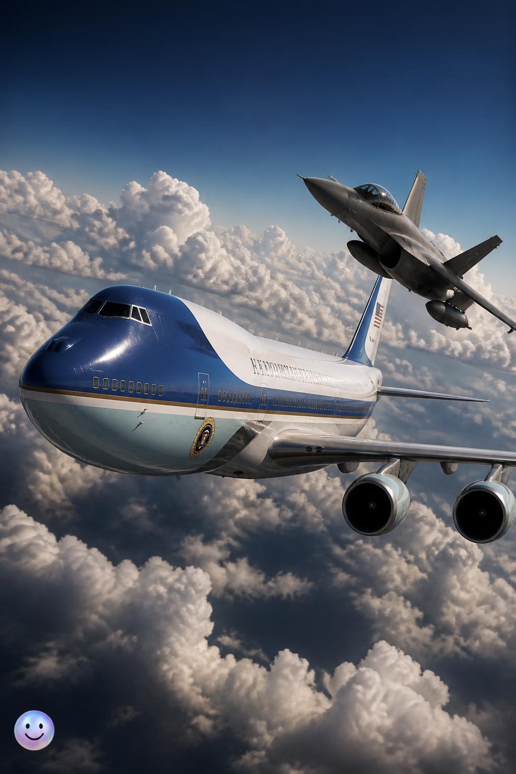 A close call in the skies