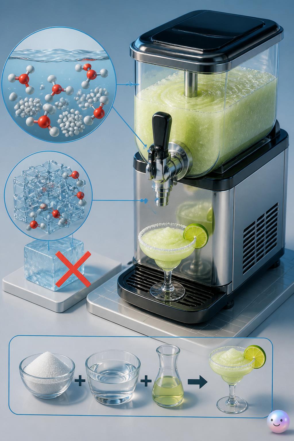 Sugar as a freezing point depressant