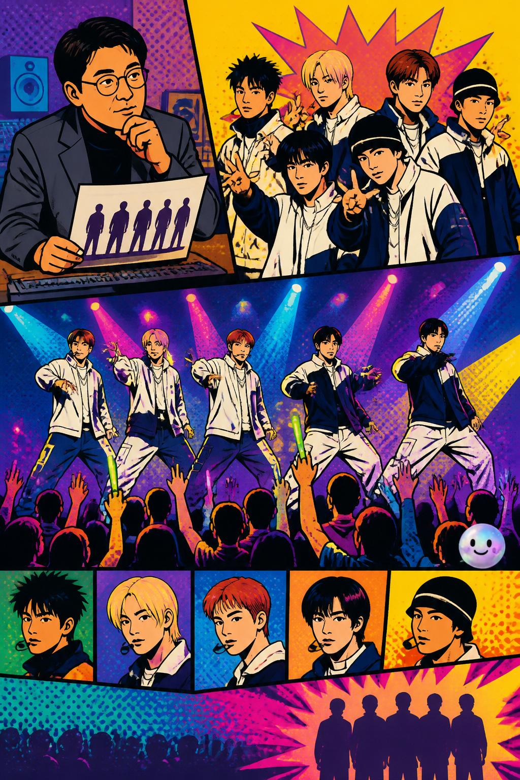 The creation of the first modern idols
