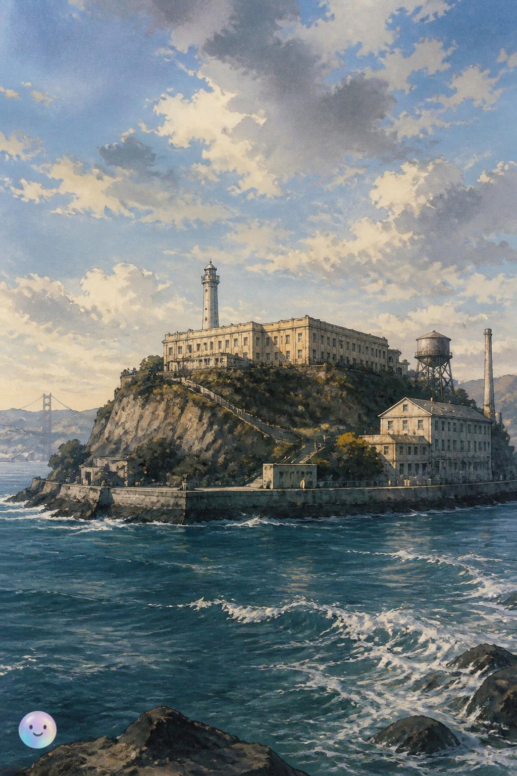 The rock of Alcatraz