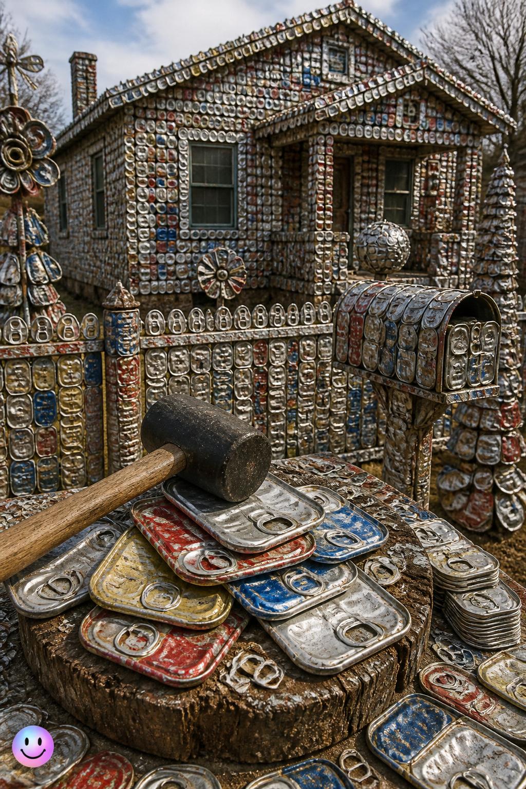 How a rubber mallet prepped the cans