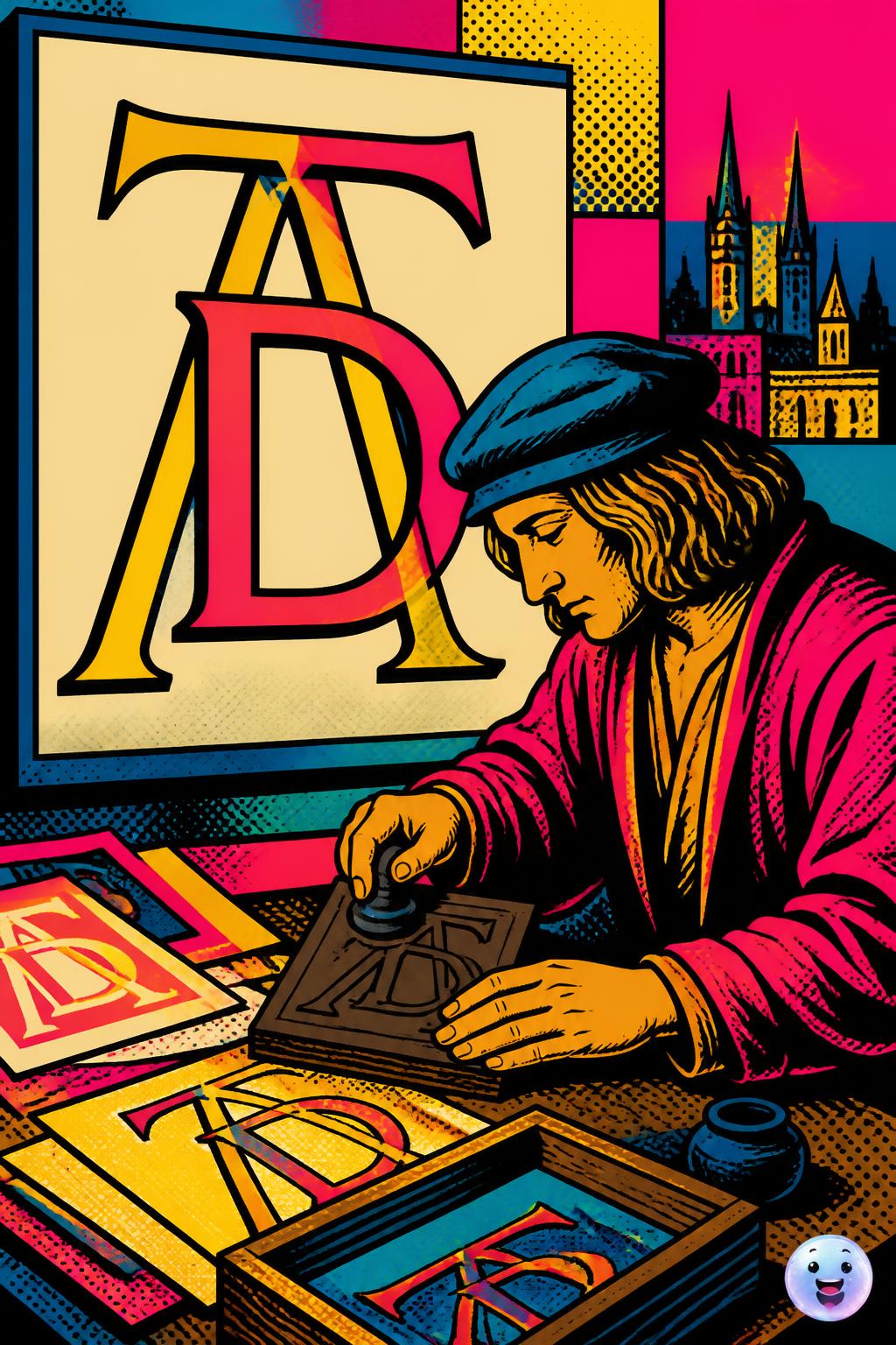 El nacimiento del logo AD