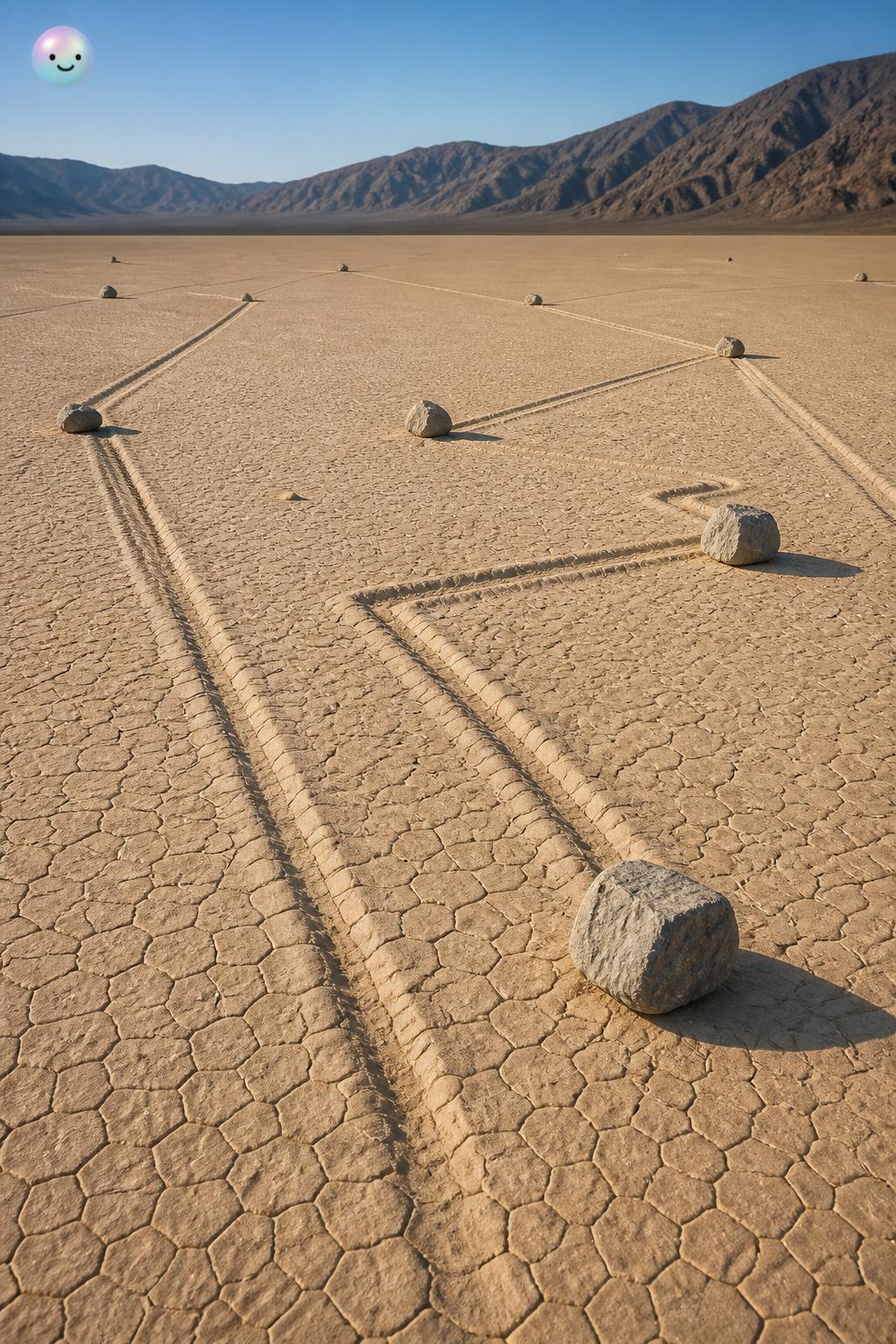 Tracks left in the clay