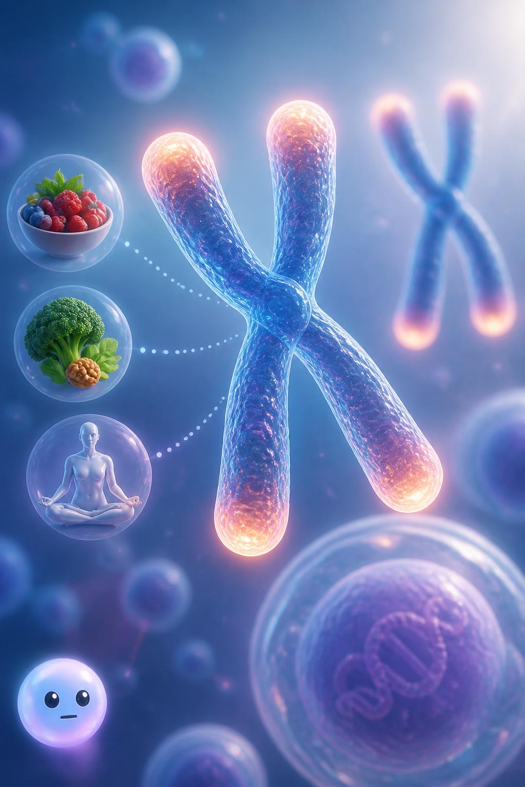 Os protetores do DNA chamados telômeros