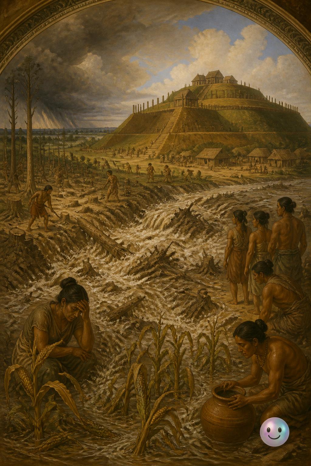 Deforestation and massive catastrophic flooding