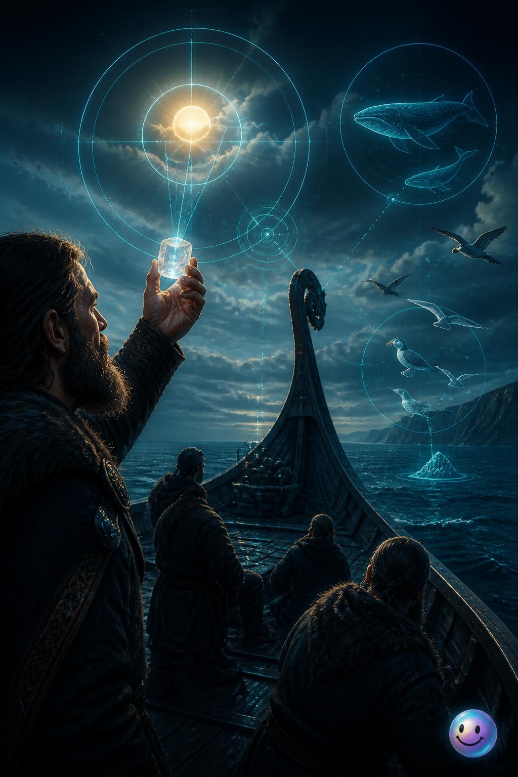 Navigating the open seas without compasses