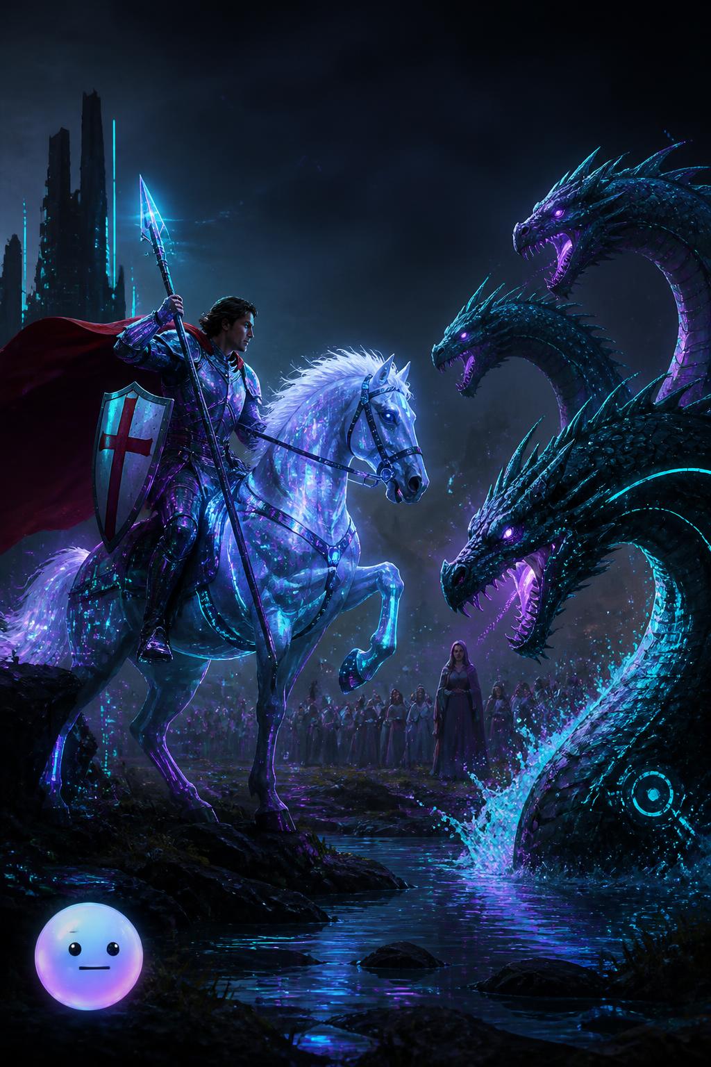 Saint George and the sacrificial dragon