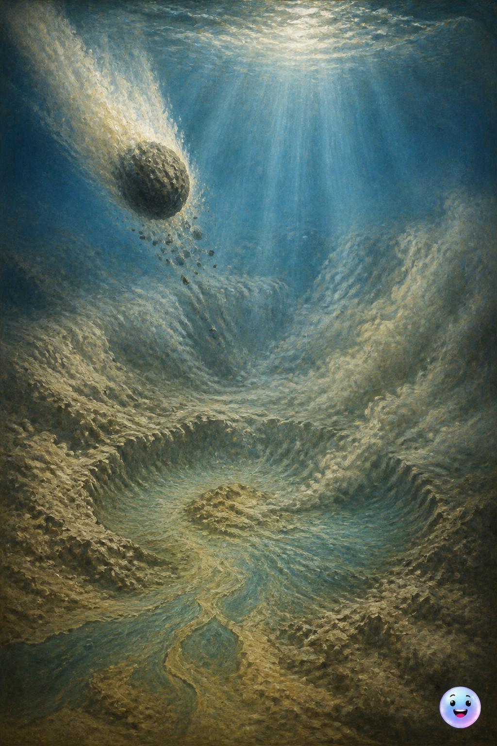 The missing seafloor crater