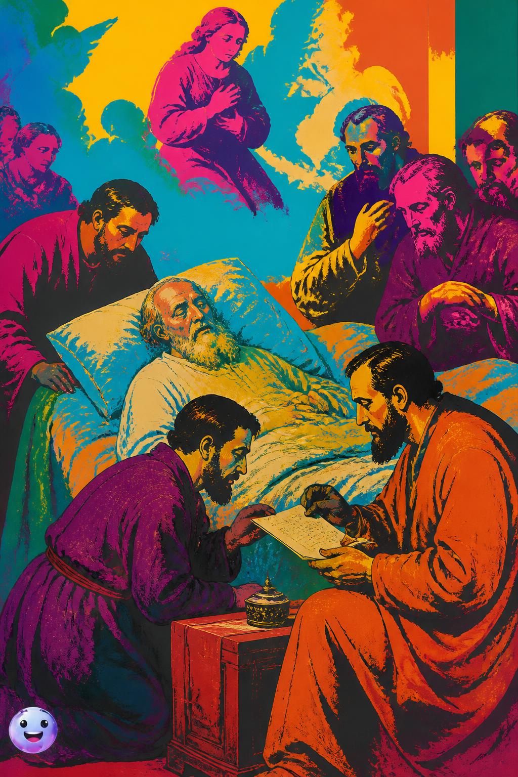 La Piedad el testamento en óleo