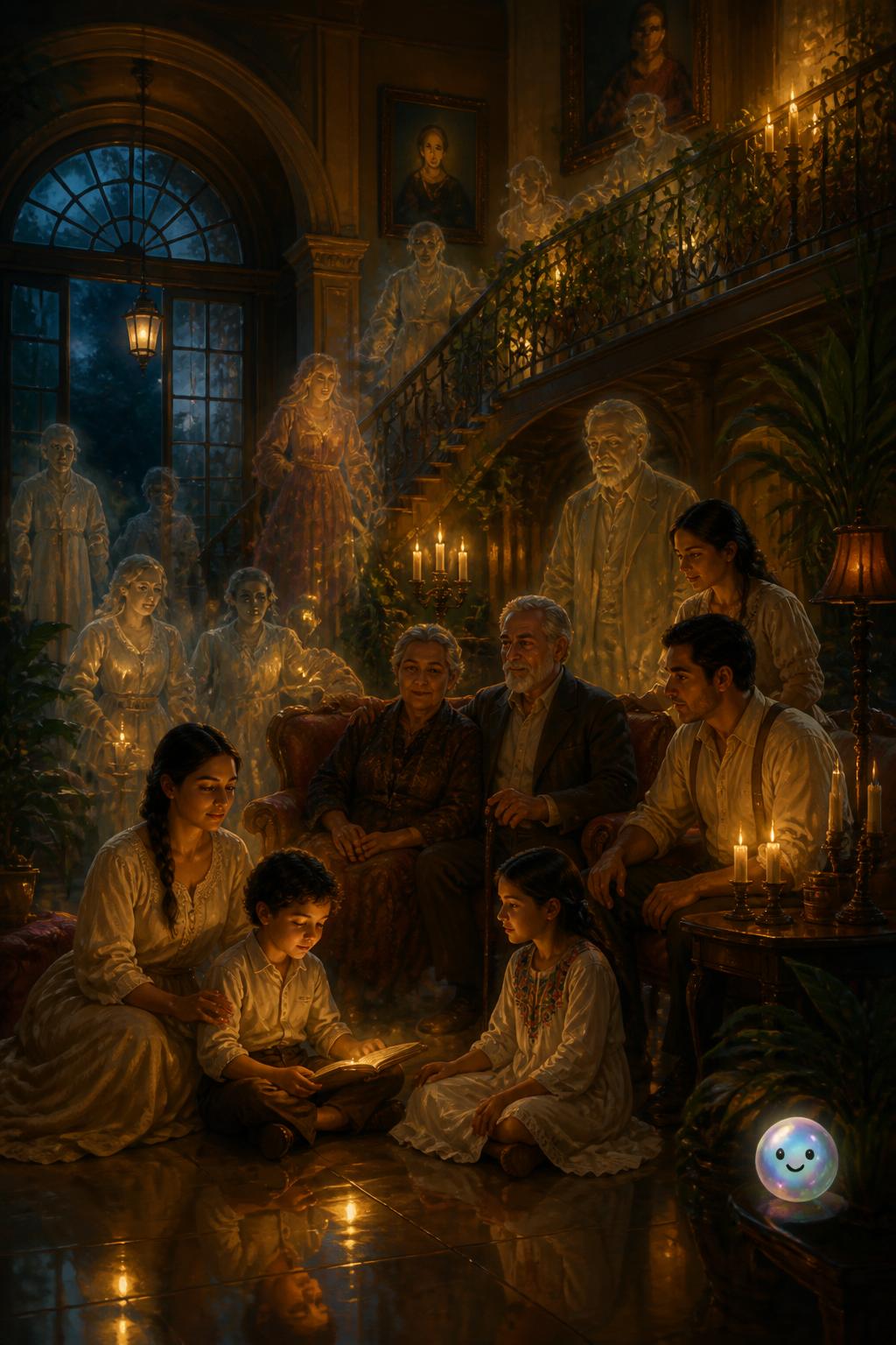 La casa de los espíritus familiares