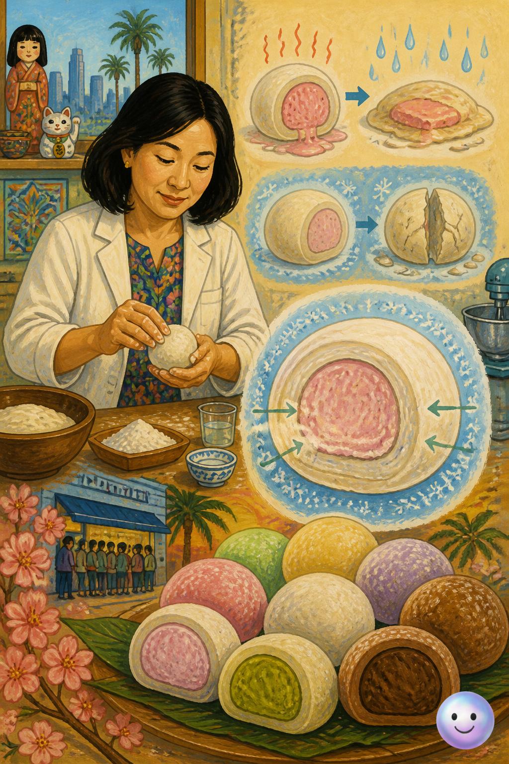 La invención global del mochi helado