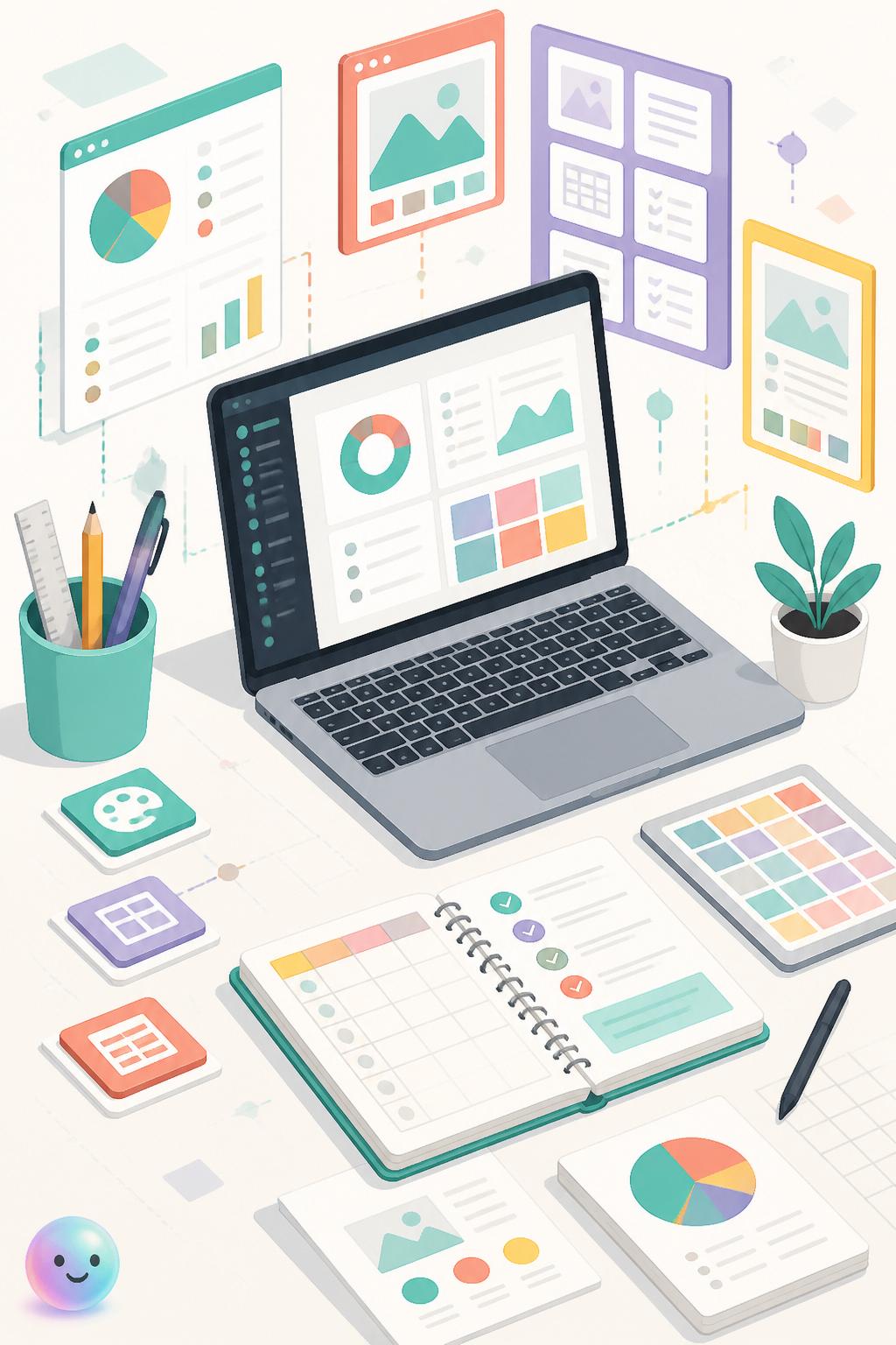 Digital templates and organizers
