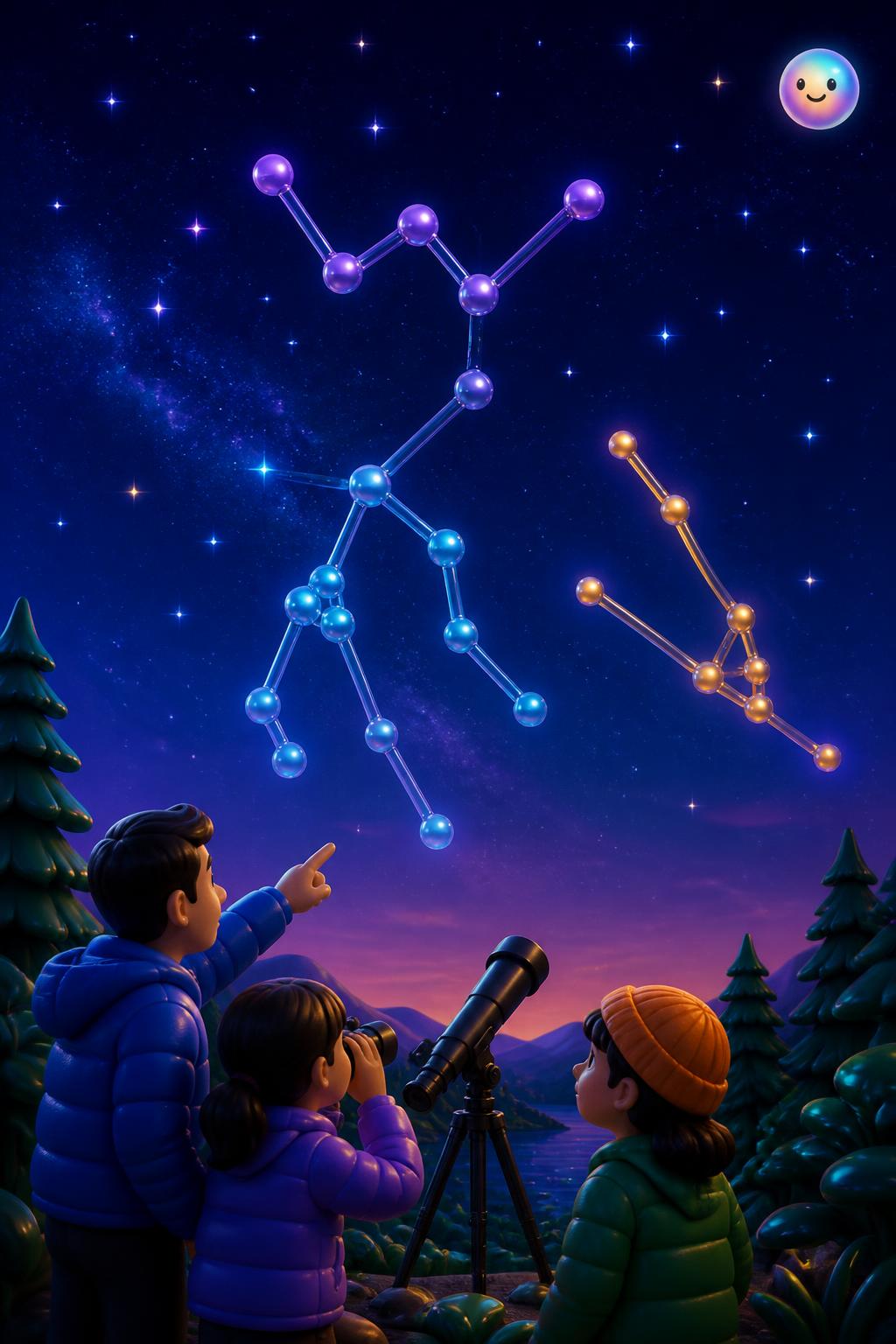 Locating the constellation Perseus
