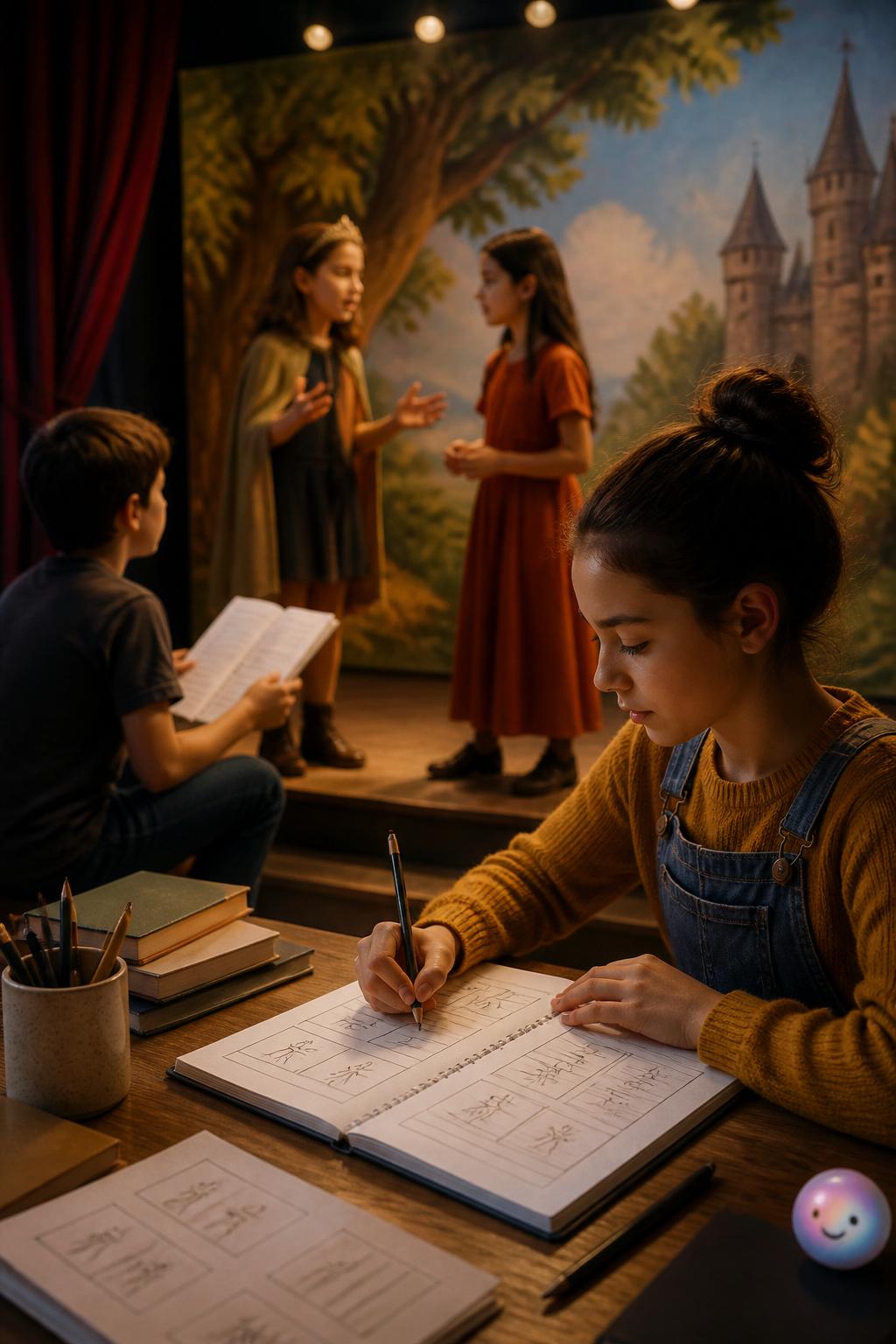 El libreto que toma forma teatral
