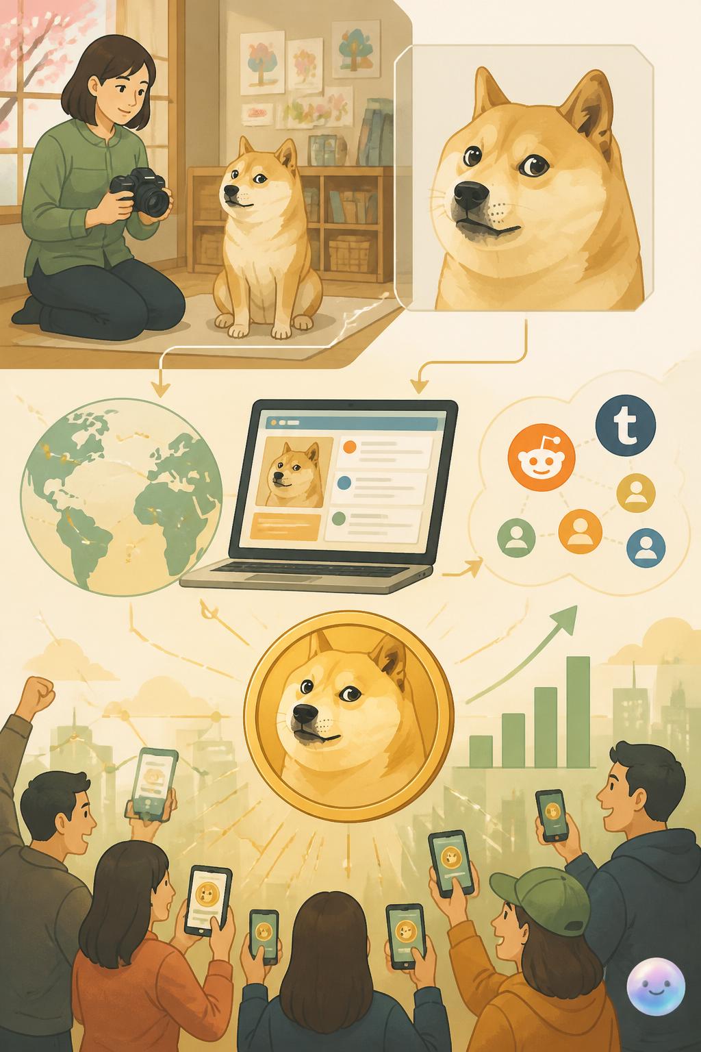 The real dog behind the viral sensation