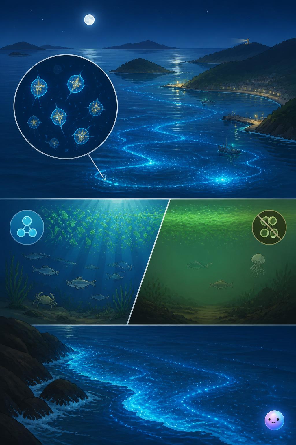 The blue tears of Matsu Islands