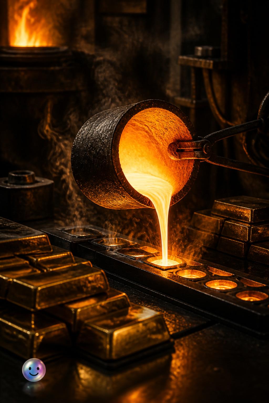 Making precious metals in a private foundry