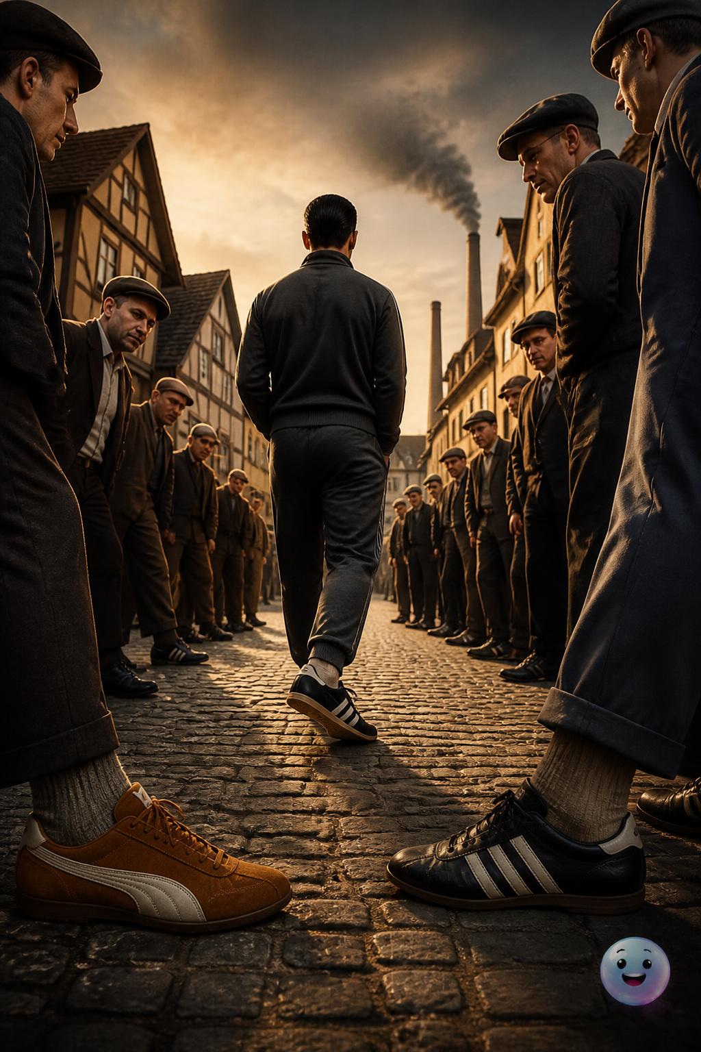 Looking at your shoes first