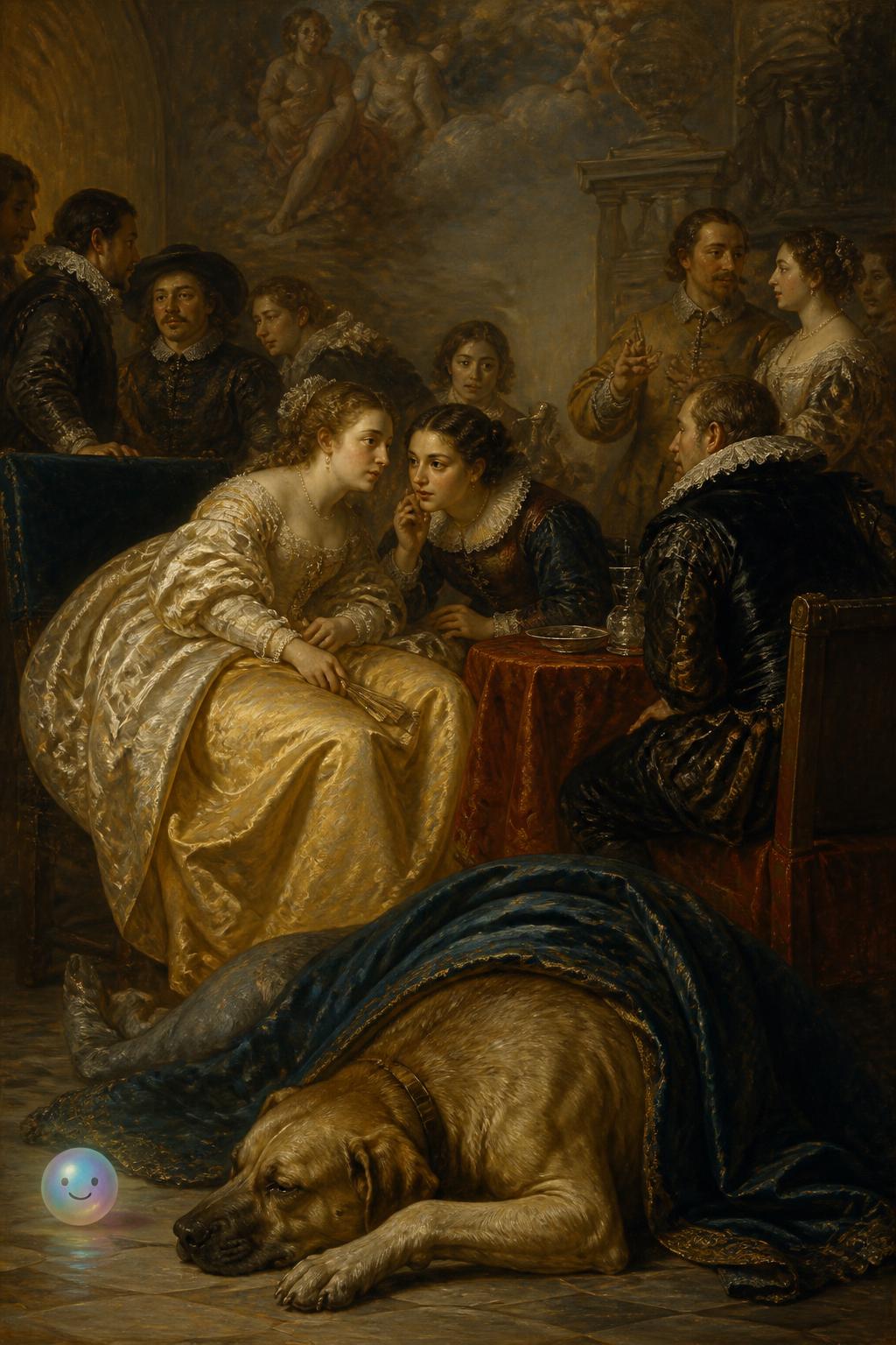 The ASMR of royal silk and heavy breathing