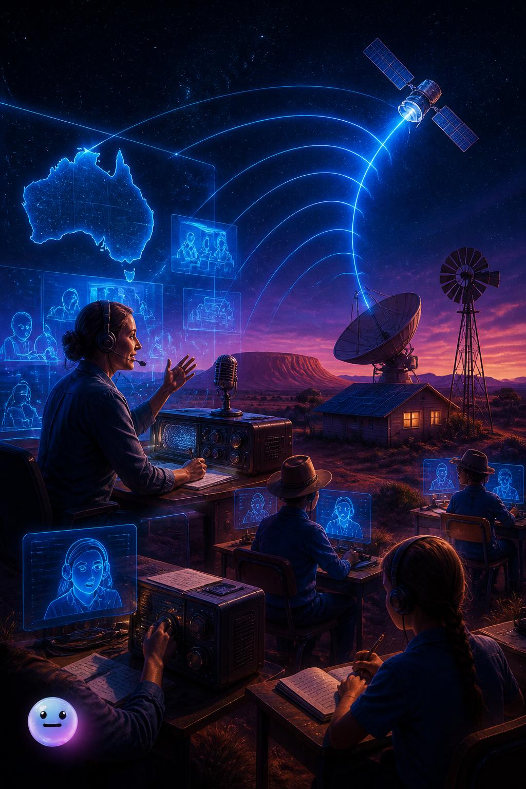 School of the Air: classrooms via radio