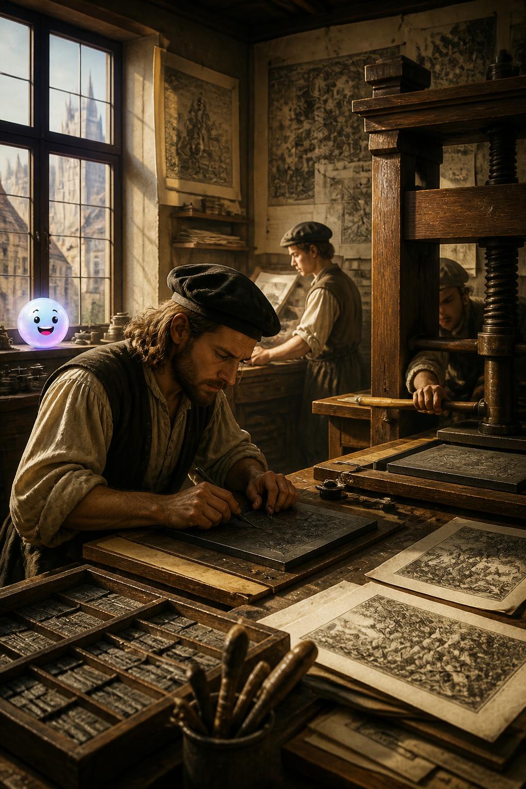L'atelier de gravure de Nuremberg