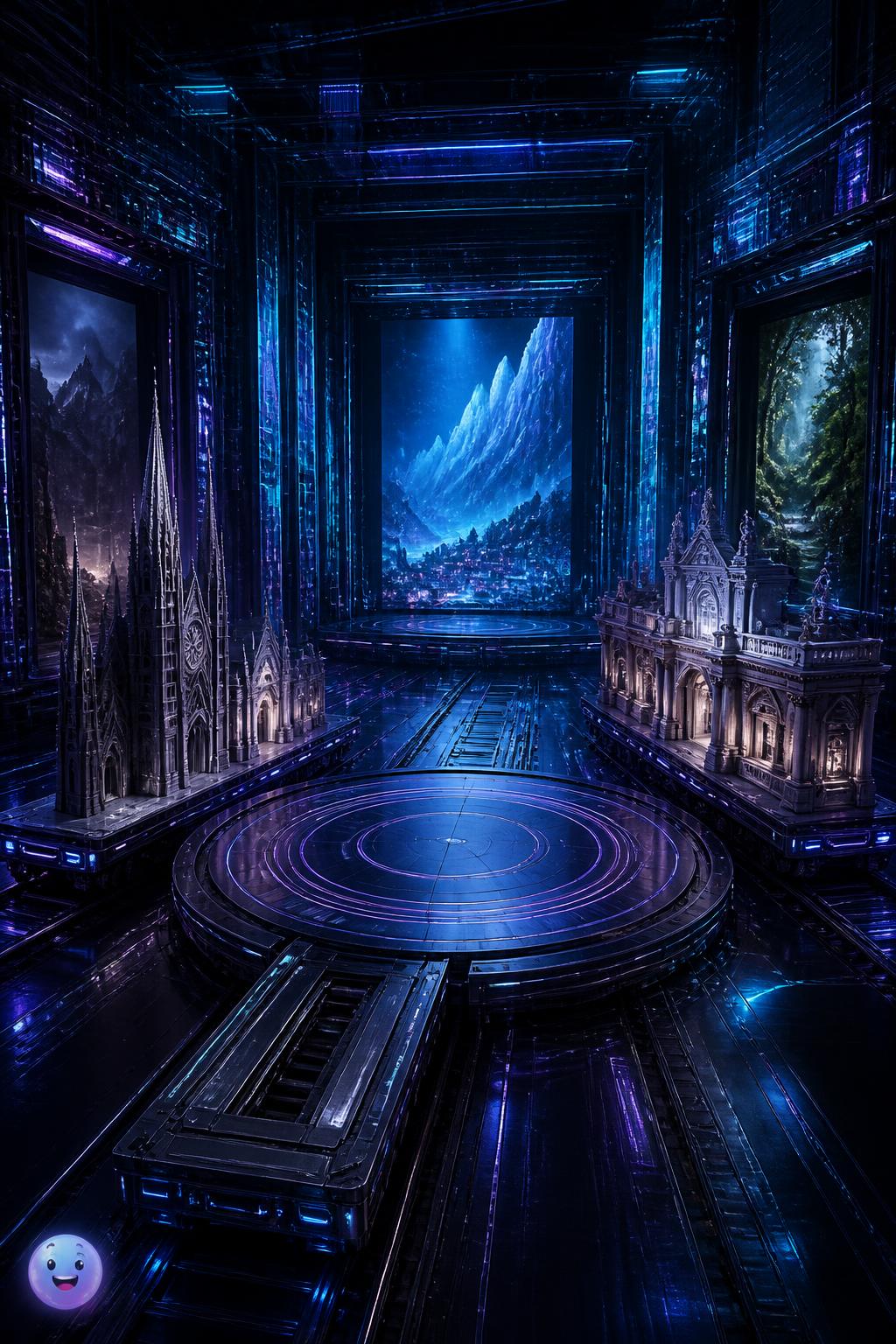 A stage that moves mountains