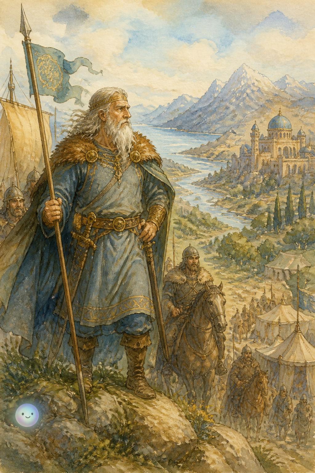 Óðinn sem herkonungur og landvinningamaður frá Asíu
