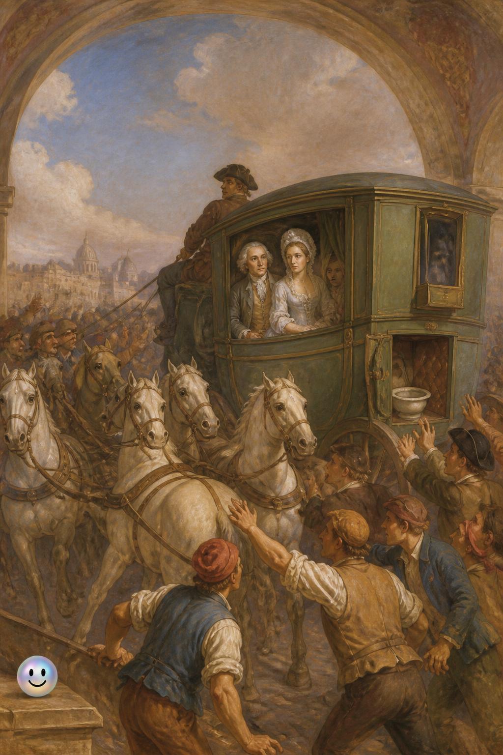 The slow escape of Louis XVI