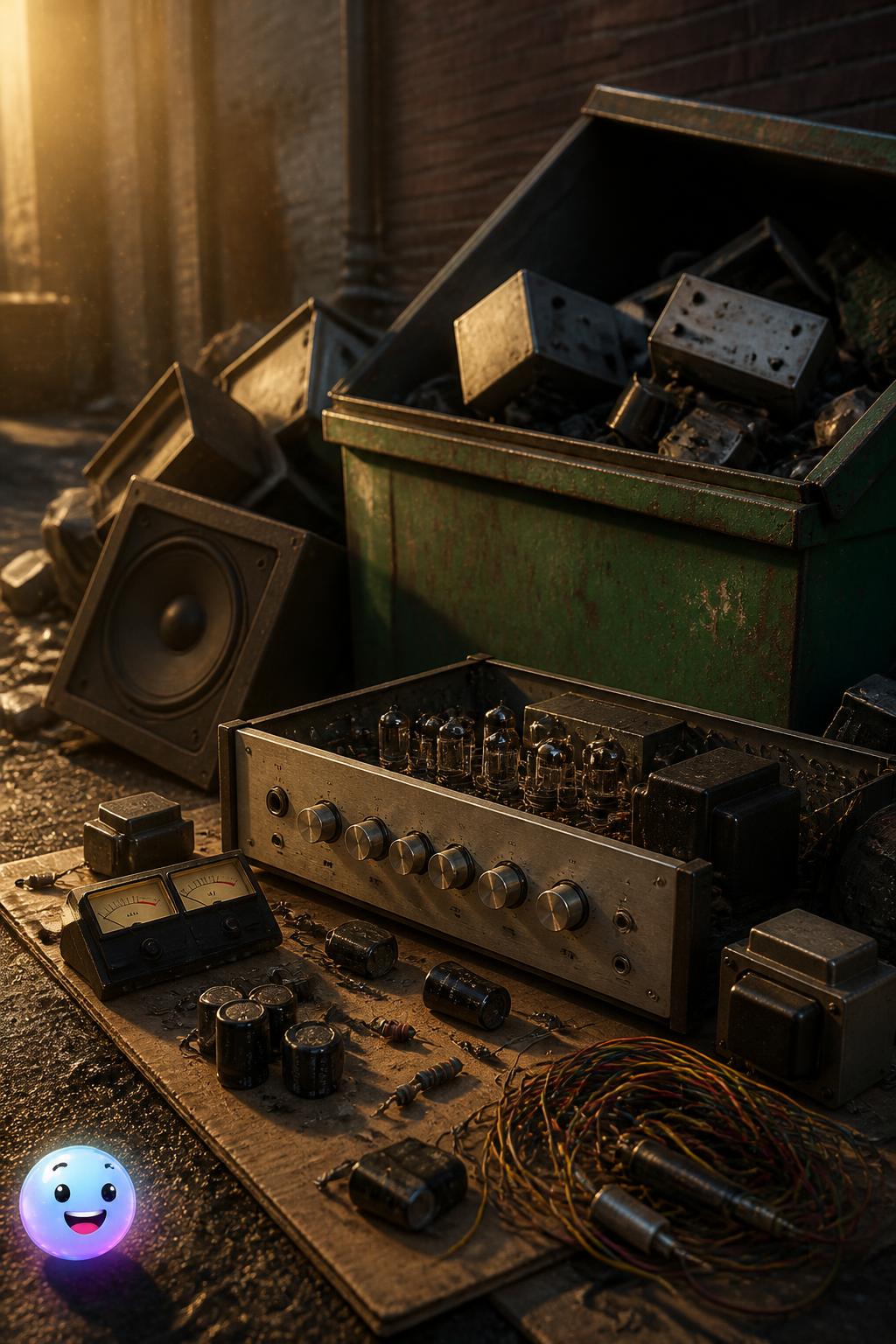 How a dumpster dive built an amplifier