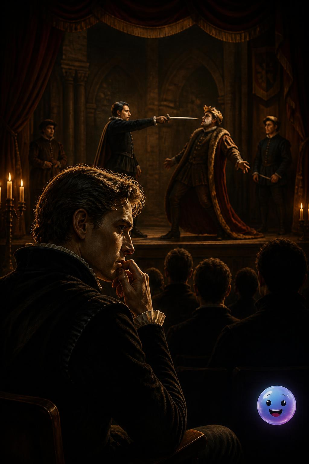 A theatrical trap for a king